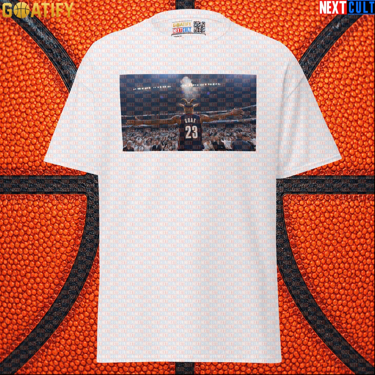 LeBron James T-Shirt – Iconic Chalk Toss GOAT Graphic Tee for Cleveland Basketball Fans |  | ["Basketball", "Cleveland Cavaliers", "LeBron James", "NBA"]