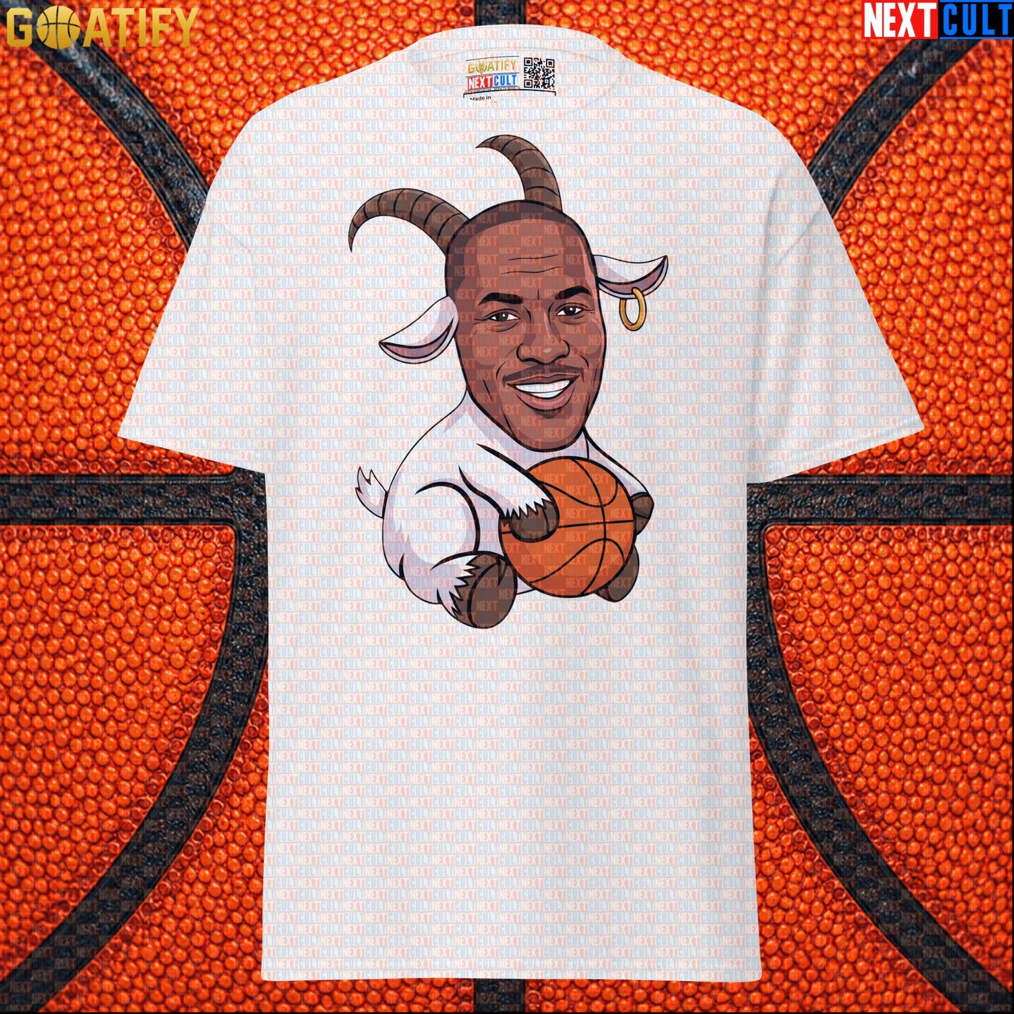 Michael Jordan T-Shirt - GOAT Chicago Bulls Basketball Graphic Tee Gift for Jordan NBA Fans |  | ["Basketball", "Chicago Bulls", "Michael Jordan", "NBA"]