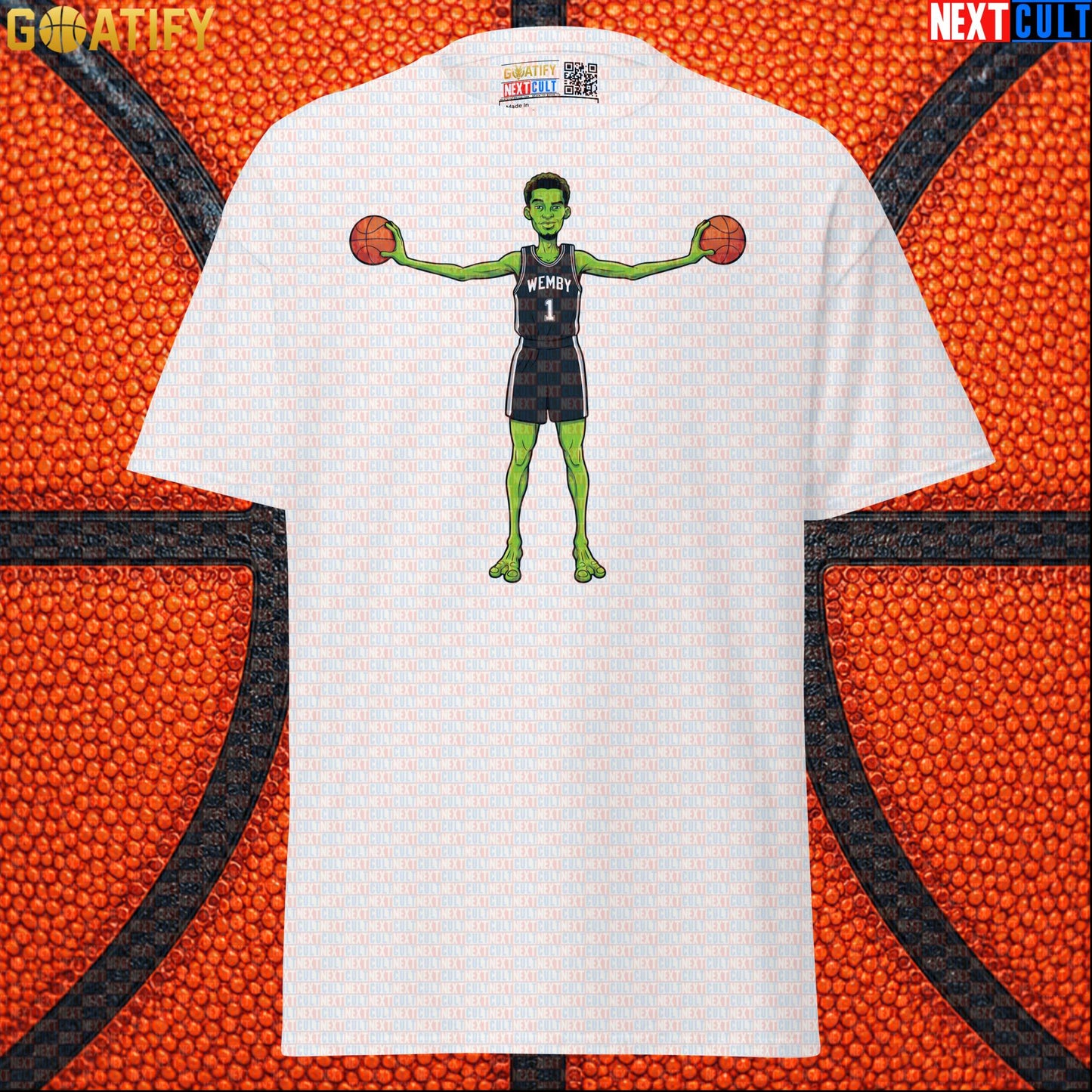 Basketball T-Shirt Alien Wemby Sci-Fi Graphic for Spurs Fans, Game Day and NBA Gifts |  | ["Basketball", "France", "NBA", "San Antonio Spurs", "Victor Wembanyama", "Wemby"]