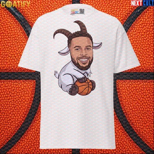 Stephen Curry T-Shirt GOAT Basketball Graphic Tee for Warriors Fans, Funny NBA Sports Gift |  | ["Basketball", "Golden State Warriors", "NBA", "Stephen Curry"]