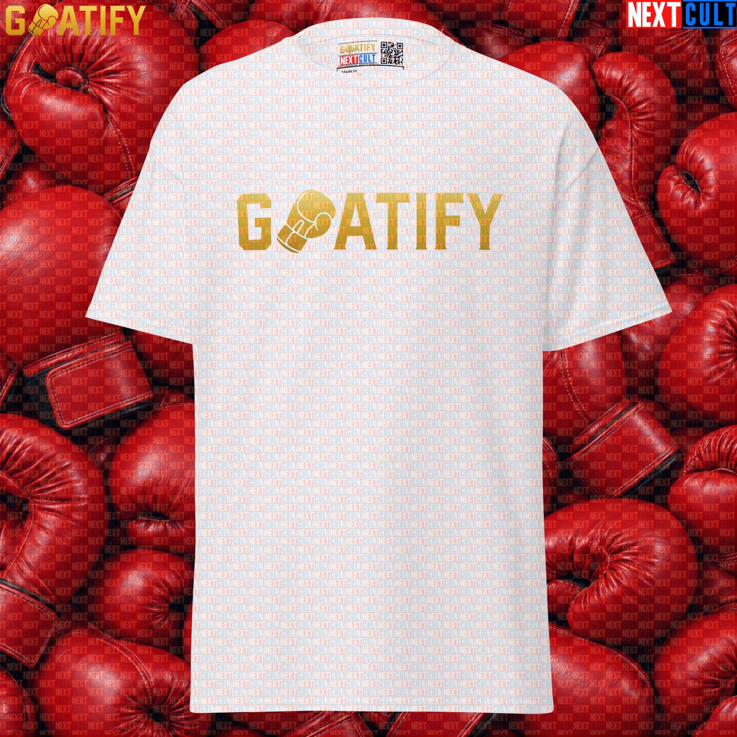 Boxing GOAT T-Shirt GOATIFY Gold Fight Graphic Tee for Boxing Fans & Martial Arts Gifts | T-shirts | ["Boxing", "Martial Arts", "NCB"]