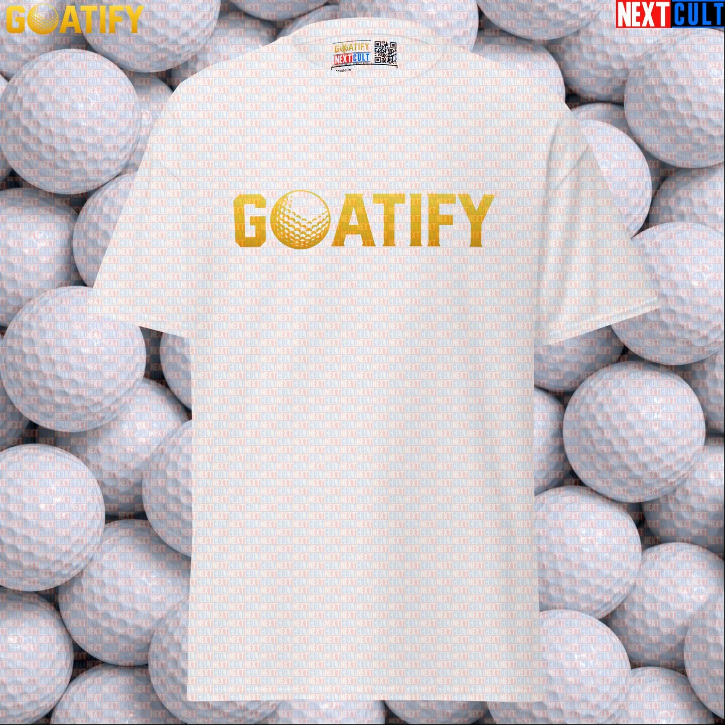 Golf GOAT T-Shirt Golden Golf Ball Graphic for Golfers, Sports Fans & Gifts | GOATIFY | T-shirts | ["Golf", "NCB", "PGA"]