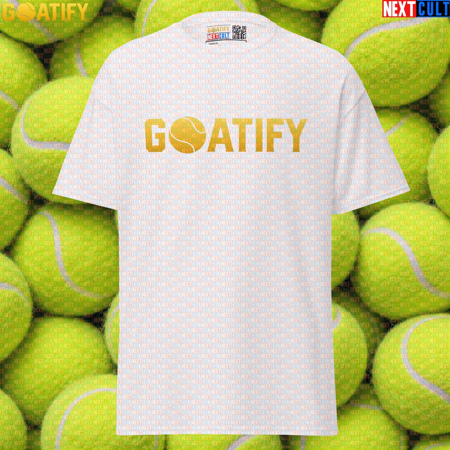 Tennis GOAT T-Shirt Golden Ball Graphic for Tennis & Padel Fans, Players & Gifts | GOATIFY | T-shirts | ["NCB", "Padel", "Tennis"]
