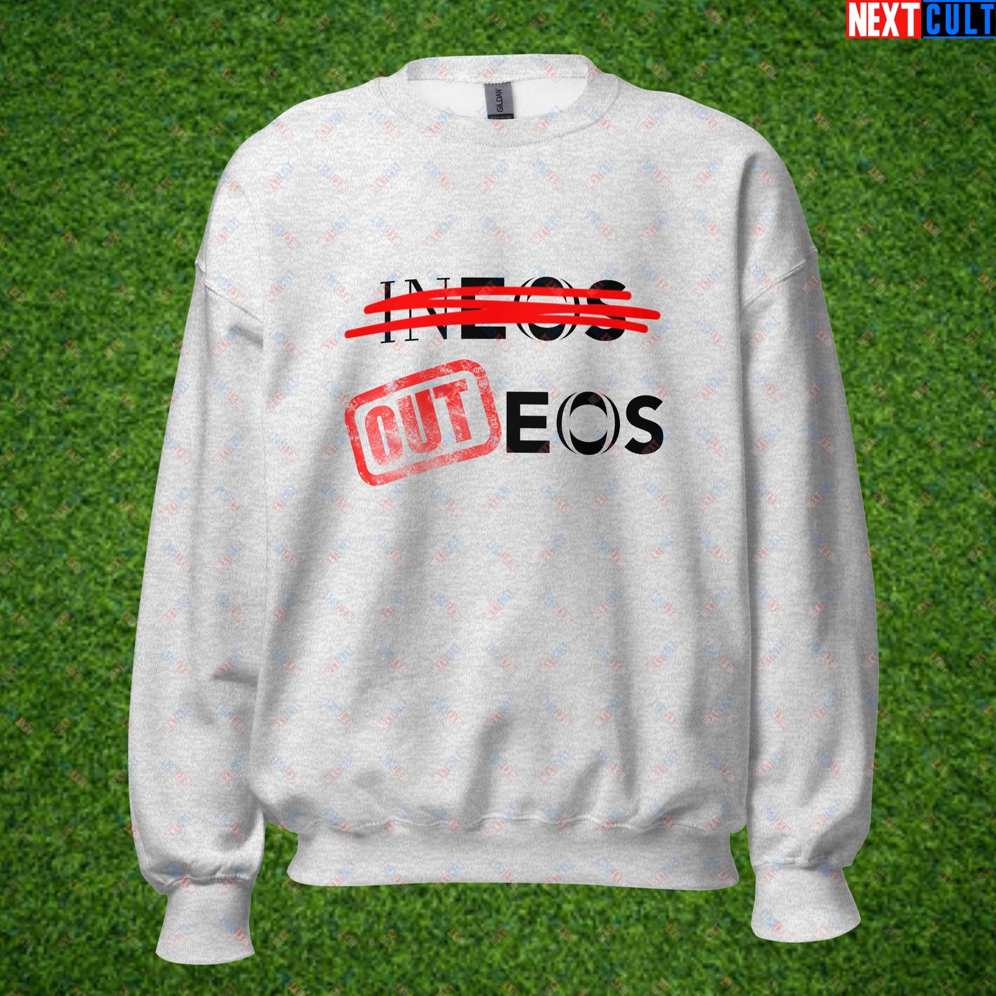 Stop INEOS, OUTEOS Manchester United Supporter Protest Against Glazers, Ineos and Ratcliffe Unisex Sweatshirt Ash Sweatshirts Football GlazersOut Manchester United RatcliffeOut Next Cult Brand