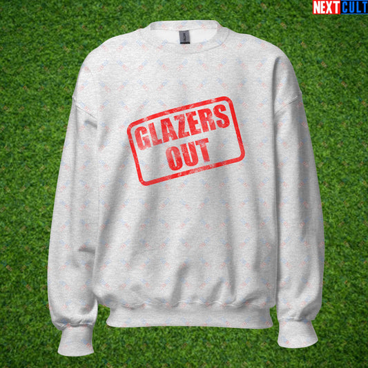 Glazers Out Stop The Glazers Ruining Manchester United Fan Protest Against Glazers Unisex Sweatshirt Ash Sweatshirts Football GlazersOut Manchester United RatcliffeOut Next Cult Brand