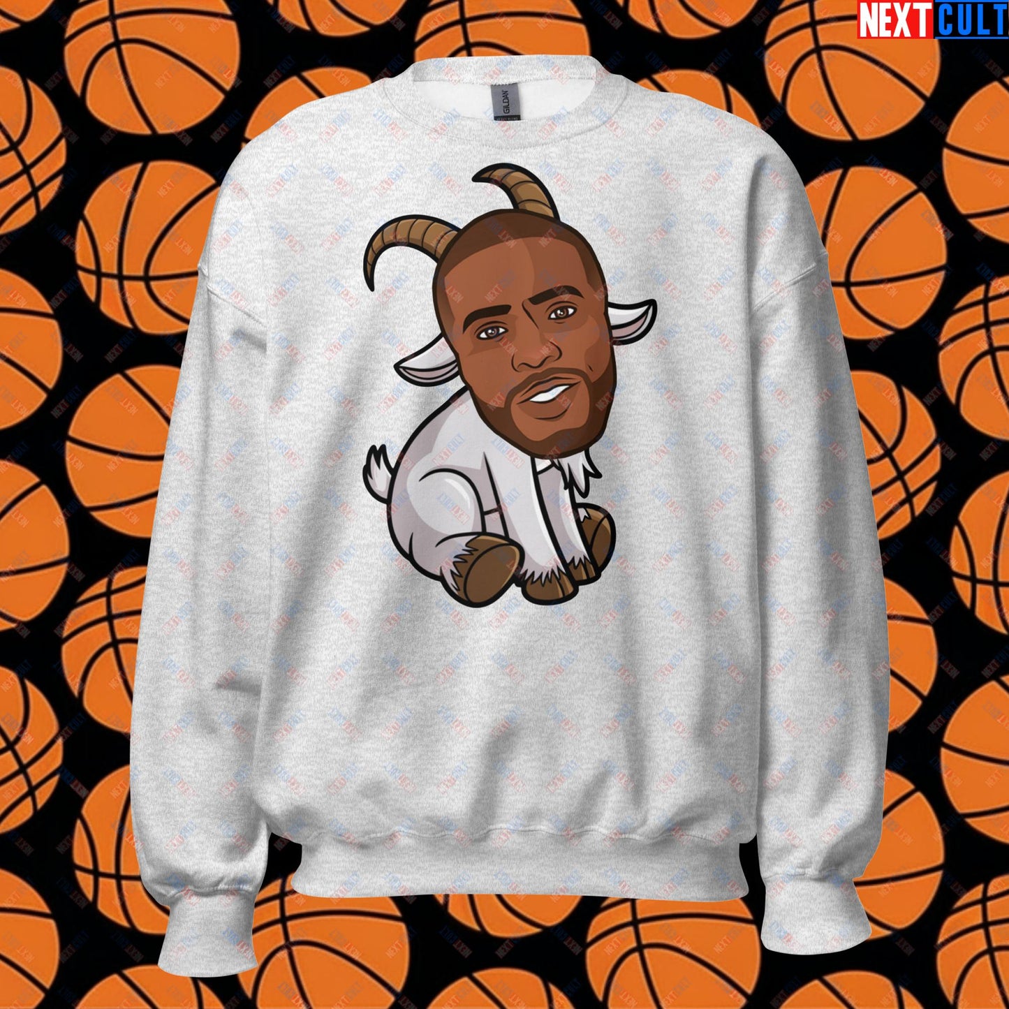 Chris Paul GOAT Sweatshirt - Funny Basketball Meme Jumper - Greatest of All Time Point Guard Pullover for Basketball Fans - Perfect Gift for CP3 Fans Unisex Sweatshirt Ash Sweatshirts Basketball Chris Paul G.O.A.T. Los Angeles Clippers NBA San Antonio Spurs Next Cult Brand