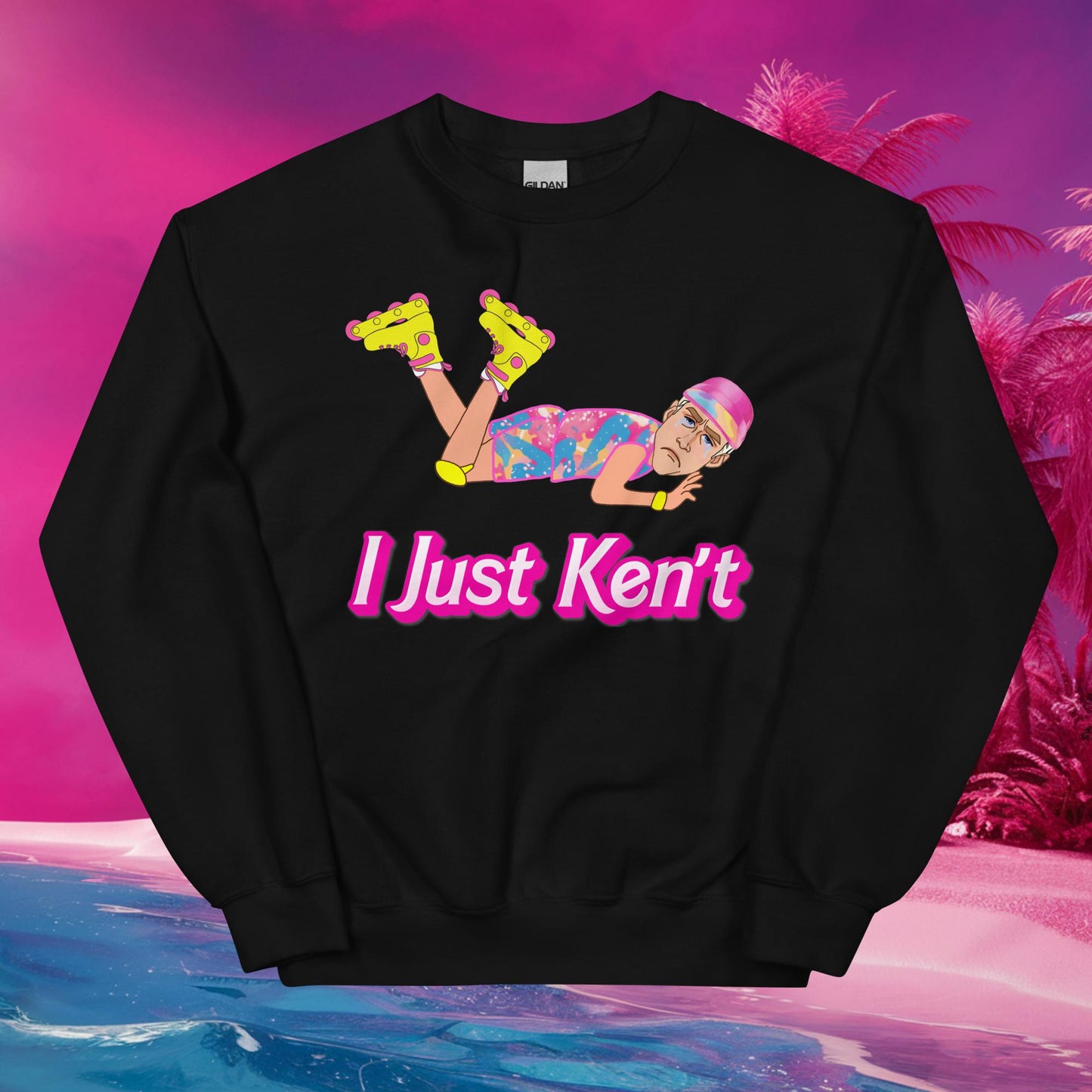 I Just Ken't I just Can't Ryan Gosling Ken Barbie Movie Unisex Sweatshirt Next Cult Brand