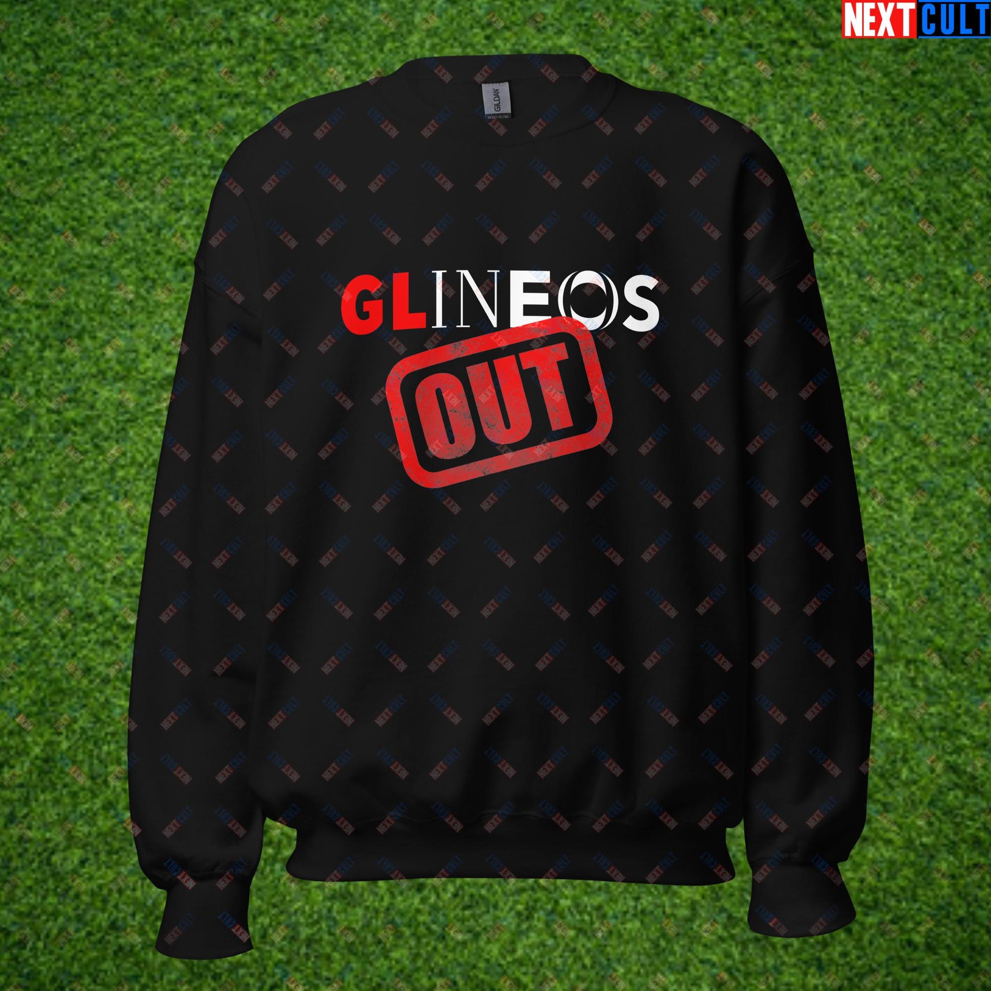 GLINEOS OUT Manchester United Protest Against Glazers, Ratcliffe and Ineos Unisex Sweatshirt Sweatshirts Football GlazersOut Manchester United RatcliffeOut Next Cult Brand