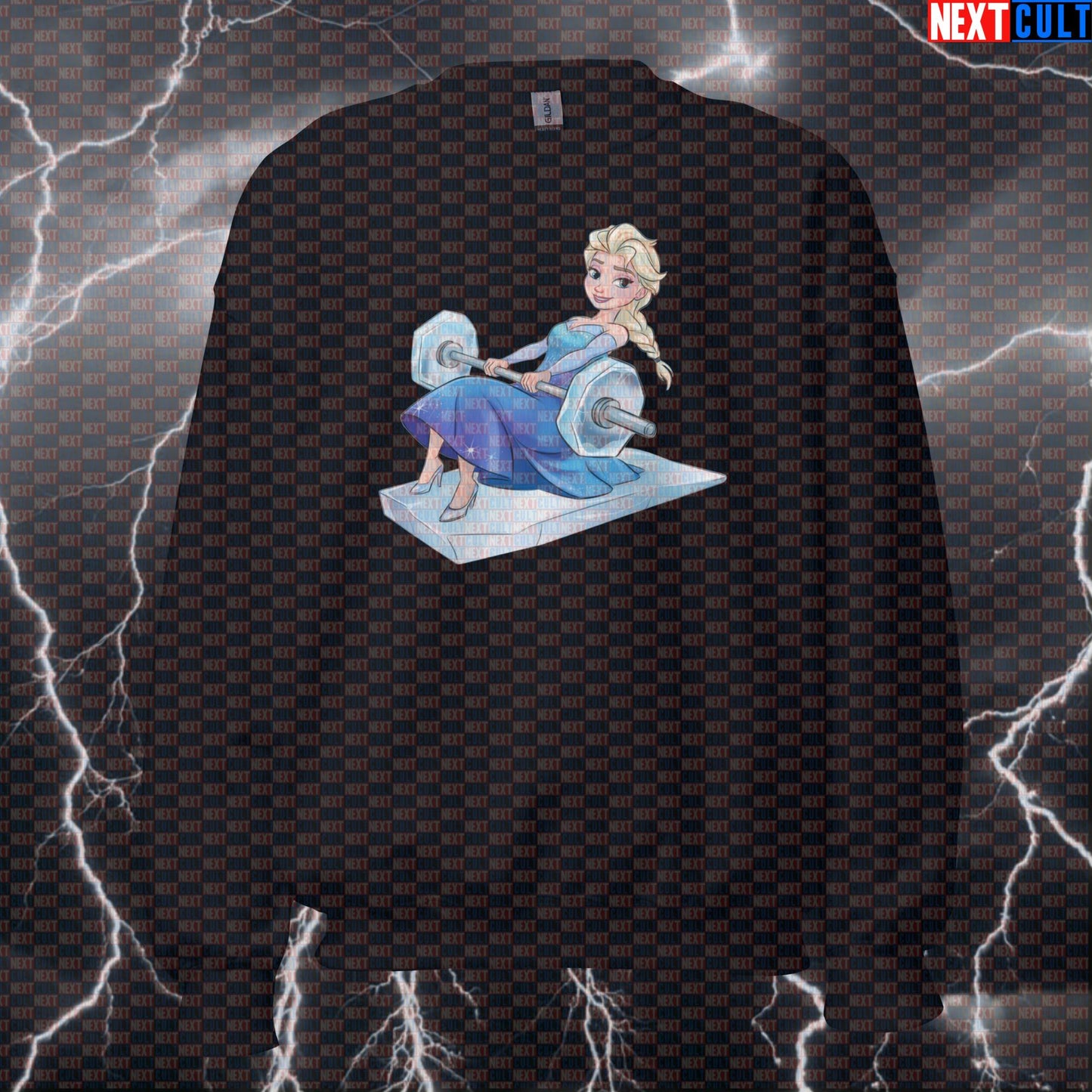 Funny Let It Grow Gym Sweatshirt | Booty Builder Workout Sweater For Leg Day & Hip Thrusts | Fitness Meme Bodybuilding Films Fitness Frozen Gym Leg Day Powerlifting Workout Next Cult Brand