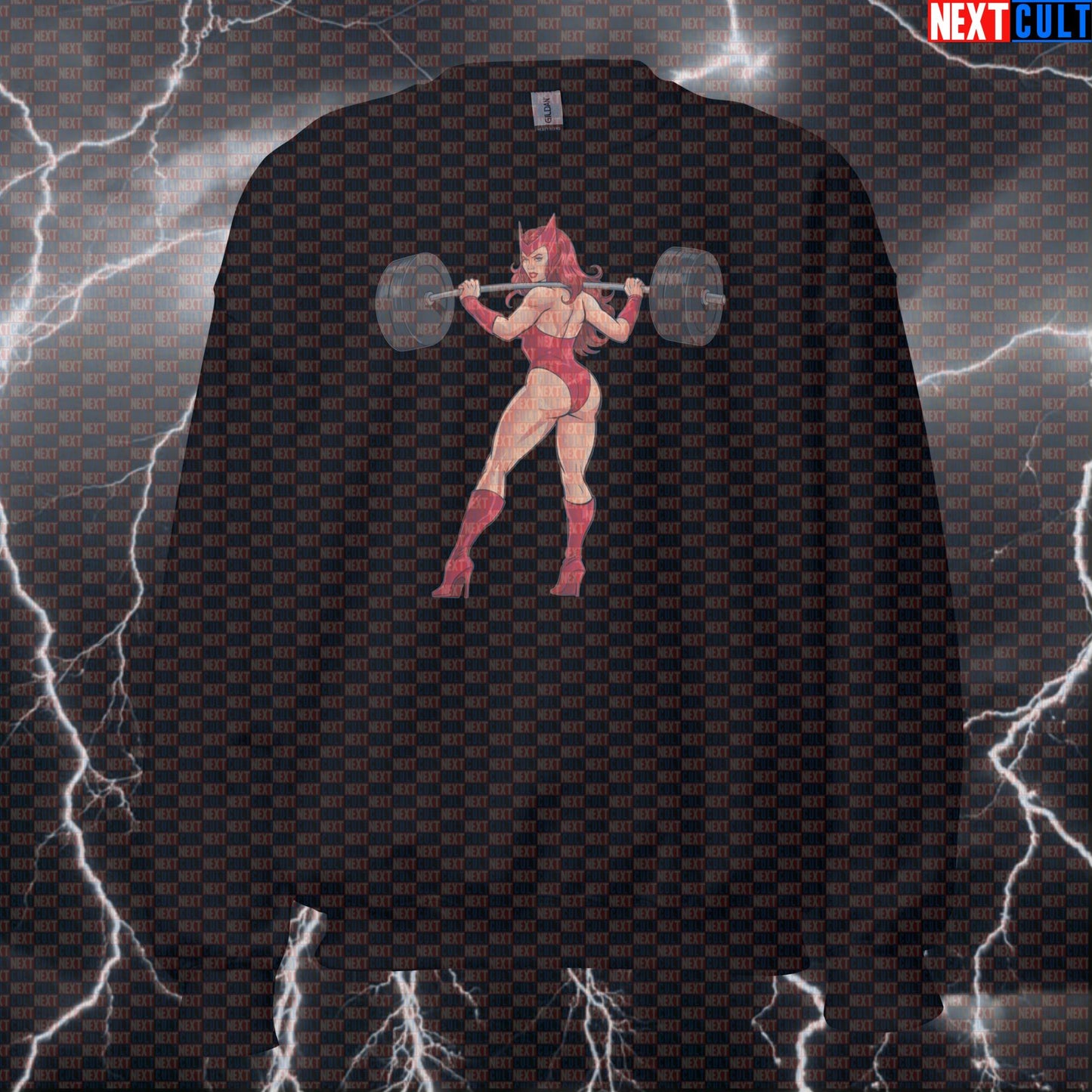 Gym Witch Sweatshirt | Funny Workout Sweater For Booty Building & Leg Day | Fitness Meme Pullover Top Sweatshirts Avengers Bodybuilding Films Fitness Gym Leg Day Powerlifting Pump Cover Superheroes Workout Next Cult Brand