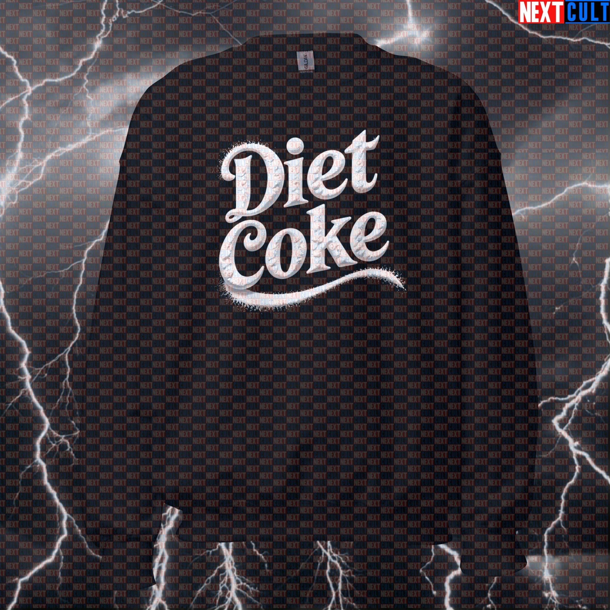 Coke Diet Gym Sweatshirt | Funny Cola Addict Workout Sweater for Bodybuilding | Meme Pullover Bodybuilding Fast Food Fitness Gym Pump Cover Workout Next Cult Brand
