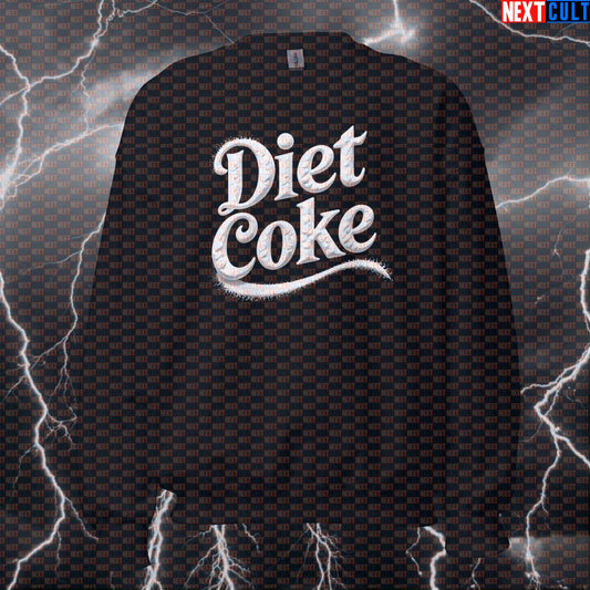 Coke Diet Gym Sweatshirt | Funny Cola Addict Workout Sweater for Bodybuilding | Meme Pullover Bodybuilding Fast Food Fitness Gym Pump Cover Workout Next Cult Brand