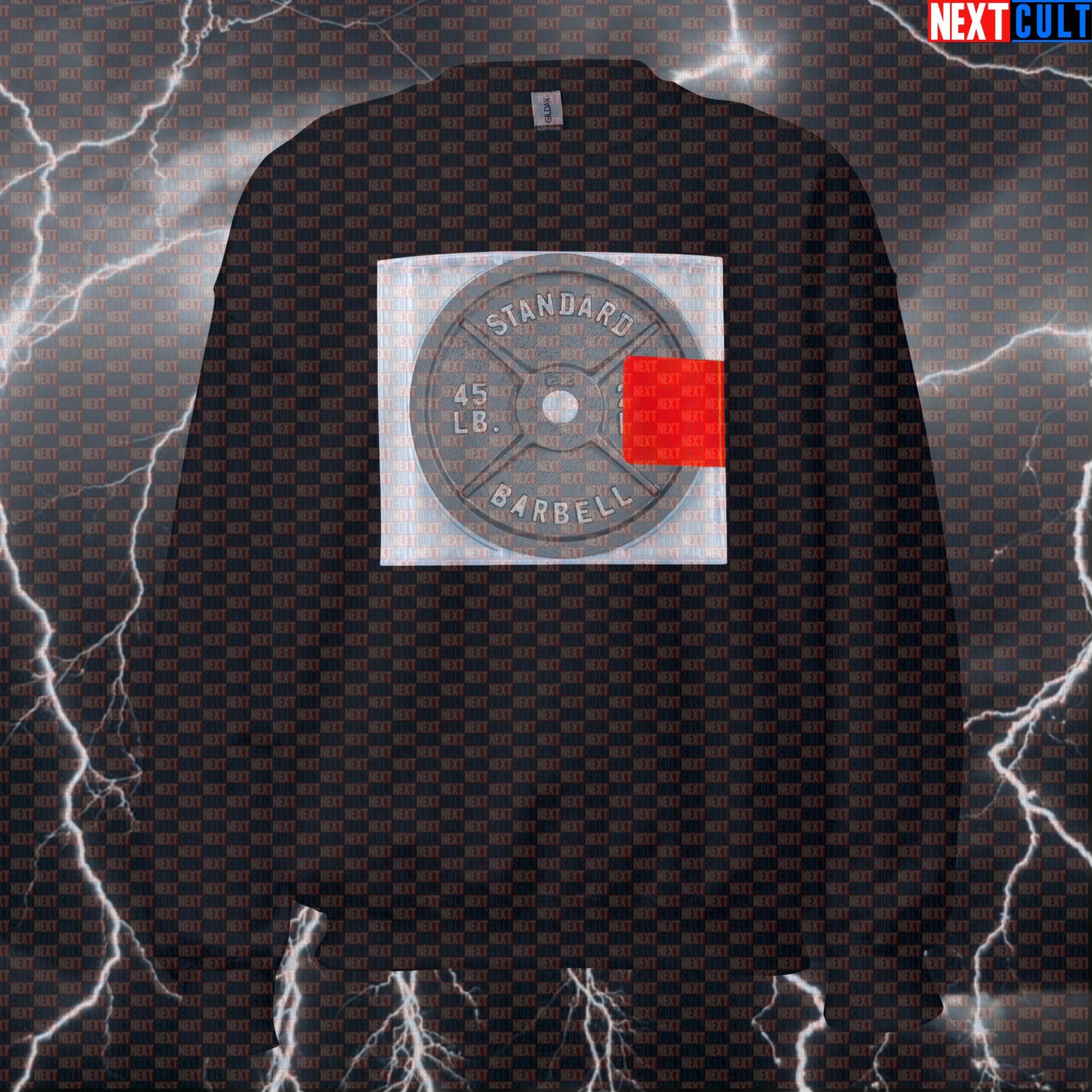 Kanye Lifting Sweatshirt | Rap Music Parody Crewneck for Gym Bros & Powerlifting Sweatshirts Bodybuilding Fitness Gym Hip Hop Kanye West Powerlifting Pump Cover Workout Next Cult Brand