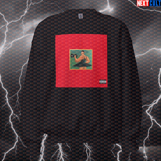 Swole Ballerina Kanye My Beautiful Dark Twisted Fantasy Parody Gym Sweatshirt Sweatshirts Bodybuilding Fitness Gym Hip Hop Kanye West Pump Cover Workout Next Cult Brand