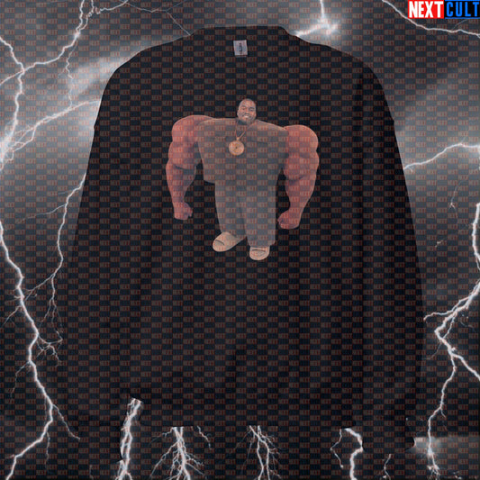 Big Pump Kanye Gym Meme Sweatshirt | I Love It Funny Workout Pullover Sweatshirts Bodybuilding Fitness Gym Hip Hop Kanye West Pump Cover Workout Next Cult Brand