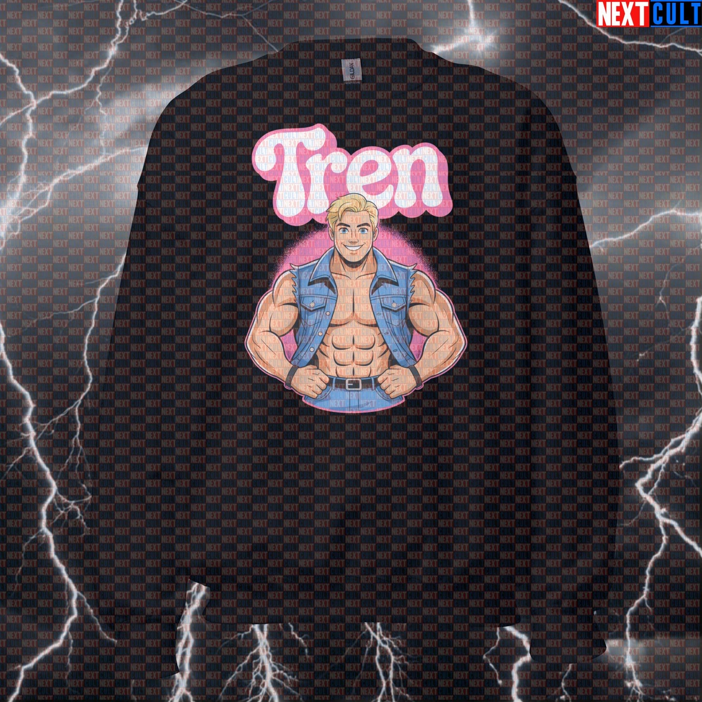 Trenergy Funny Gym Sweatshirt - Ken Bodybuilding Meme Jumper Pullover Pump Cover Bodybuilding Films Fitness Gym Ken Pump Cover Steroids Workout Next Cult Brand