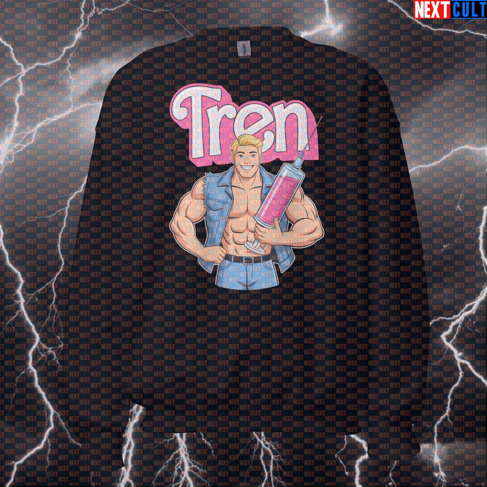 Not Natty Ken Funny Gym Sweatshirt | Swole Ken Bodybuilding Meme Pullover Pump Cover Bodybuilding Films Fitness Gym Ken Pump Cover Steroids Workout Next Cult Brand