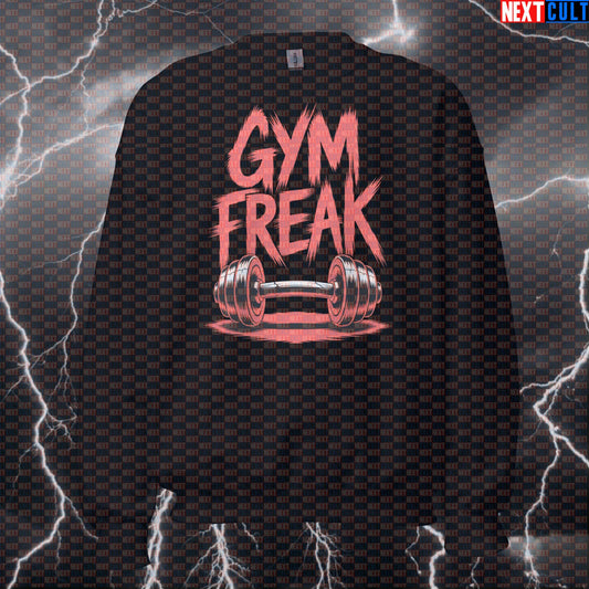 Funny Gym Freak Sweatshirt - Korn Metal Workout Jumper Pullover Pump Cover For Lifters Sweatshirts Bodybuilding Fitness Gym Korn Powerlifting Pump Cover Rock Music Workout Next Cult Brand
