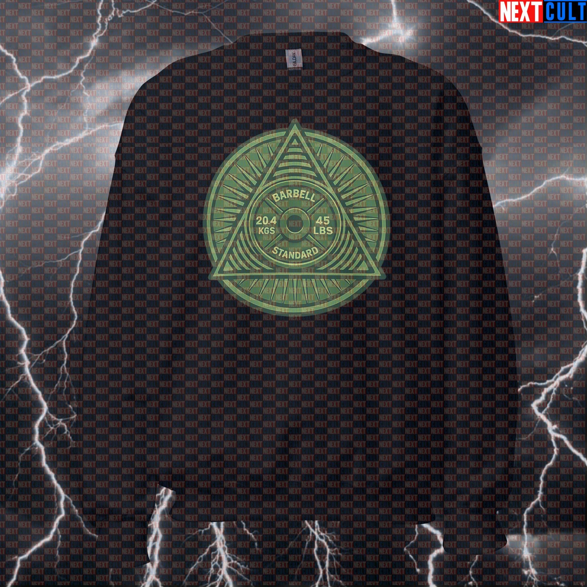 Gym Illuminati Funny Gym Sweatshirt Secret Society Meme New Gym Order Bodybuilding Workout Crewneck Gym Sweatshirt Sweatshirts Next Cult Brand