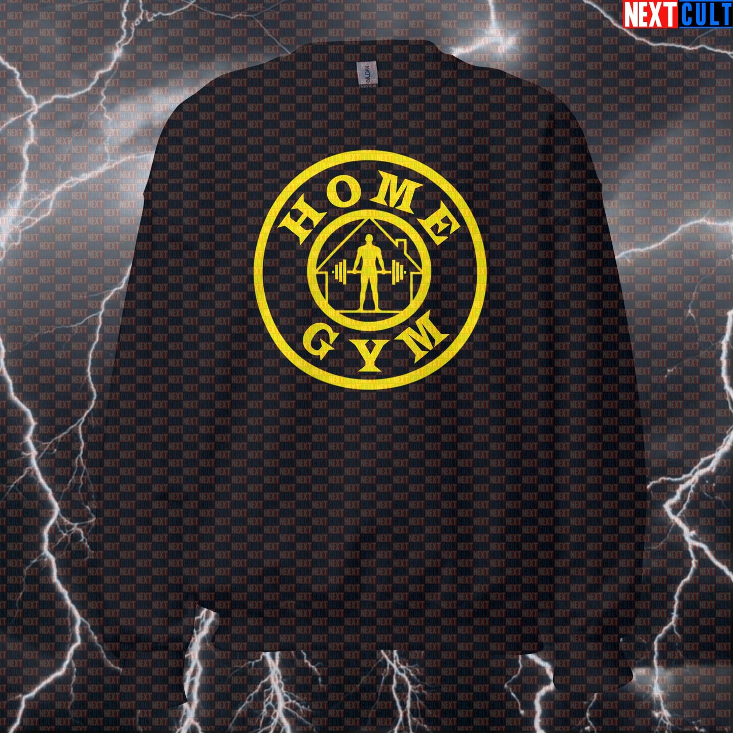 Funny Home Gym Gym Sweatshirt Crewneck Pump Cover Pullover Sweater for Garage Gym Lifters Workout Fans Sweatshirts Next Cult Brand