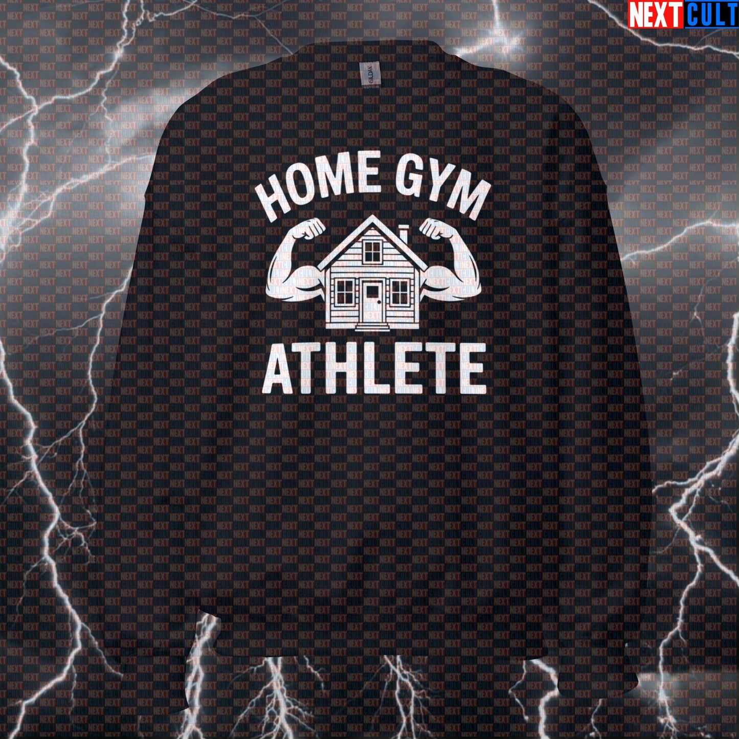 Funny Home Gym Sweatshirt Pump Cover Crewneck Pullover Sweater for Garage Gym Basement Gym Workout Fans Sweatshirts Next Cult Brand