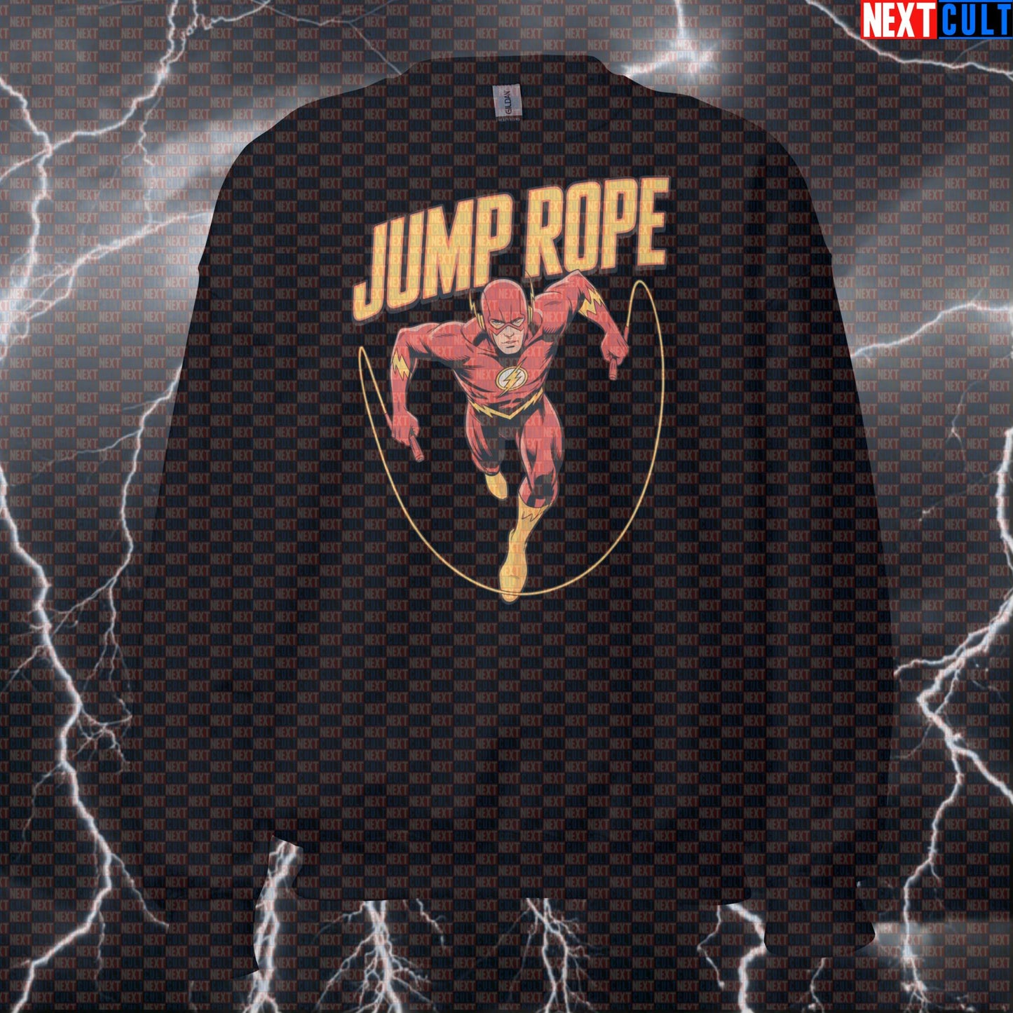 Funny Gym Hero Jump Rope Cardio Speed Sweatshirt Flash Inspired Gym Sweatshirt Pullover Pump Cover Crewneck Sweatshirts Next Cult Brand