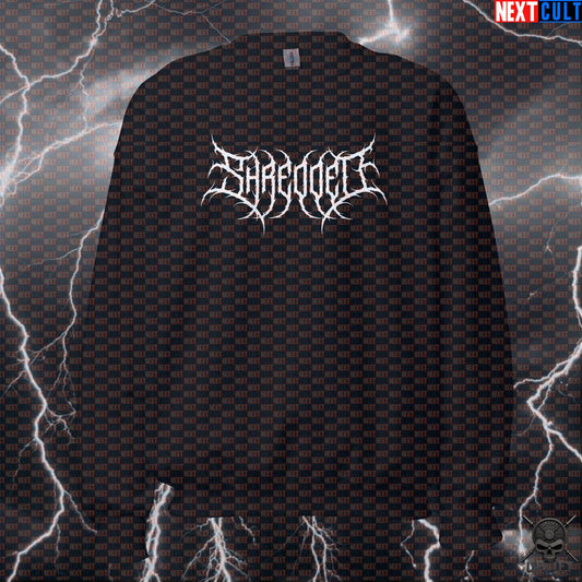 Shredded Sweatshirt – Heavy Metal Gym Crewneck for Hardcore Bodybuilding and Fitness Fans Sweatshirts Next Cult Brand