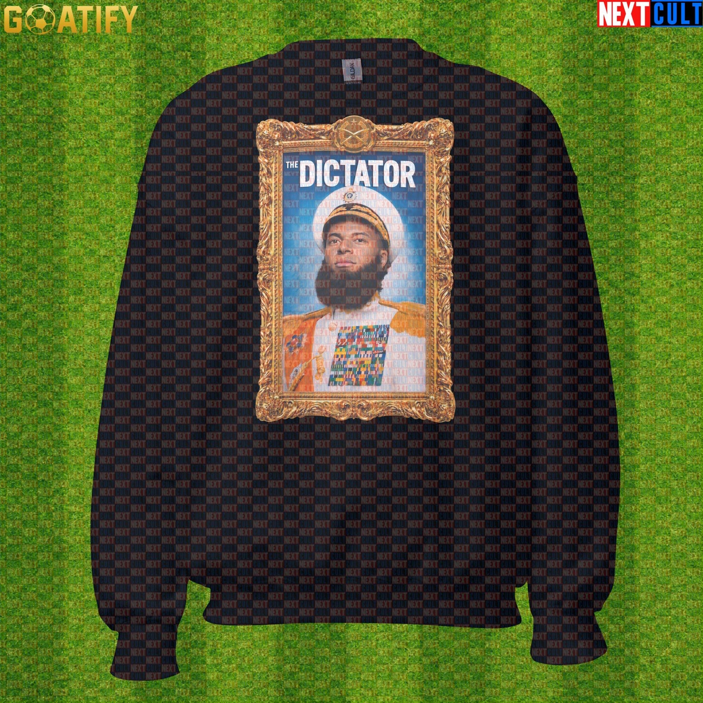 Kylian Mbappe Sweatshirt – Regal El Dictator Soccer Crewneck for France Football Fans Black Next Cult Brand