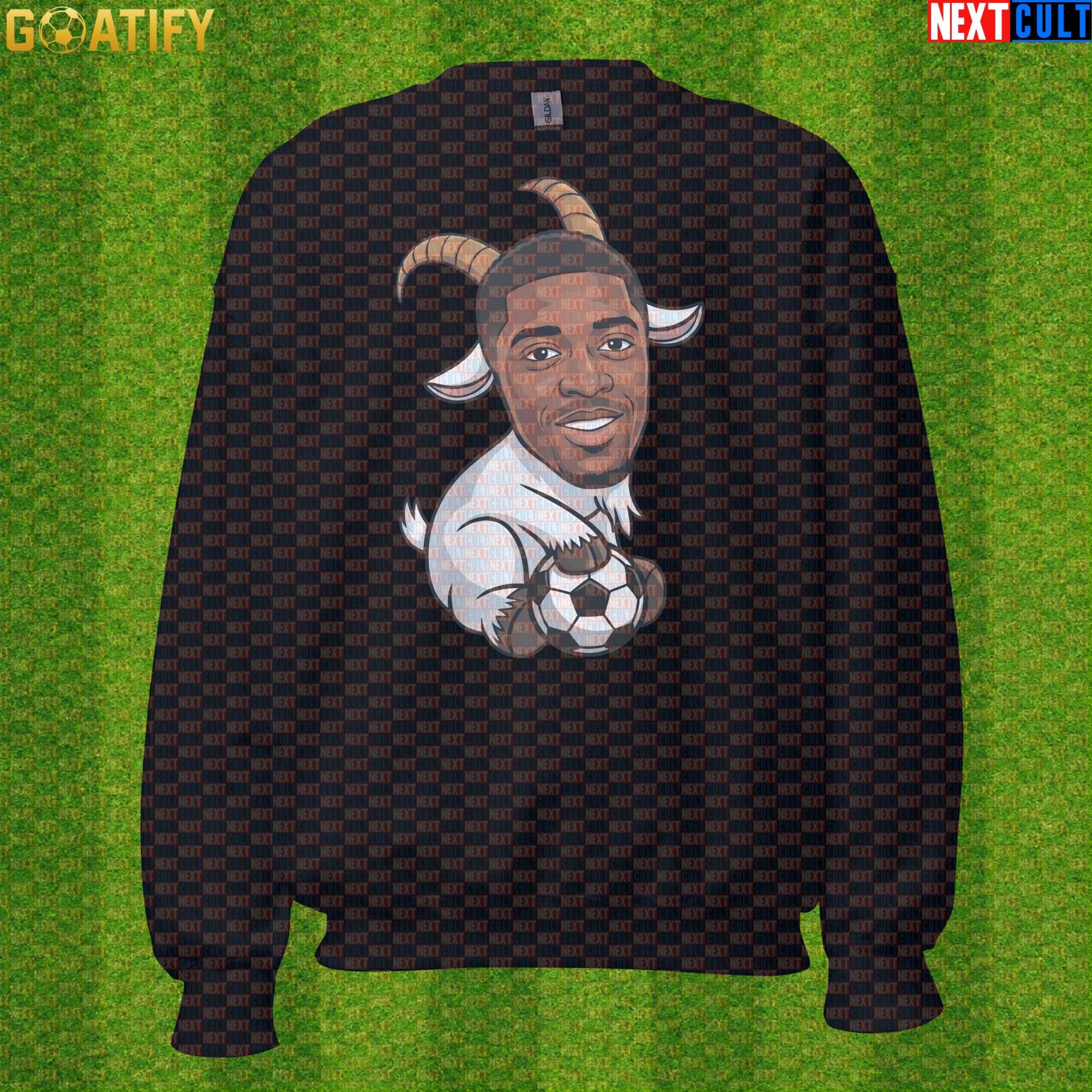 Ousmane Dembele Sweatshirt – Resilience GOAT Crewneck Gift for Paris Saint-Germain Fans |  | ["Barcelona", "Borussia Dortmund", "Football", "France", "Ousmane Dembele", "PSG", "Soccer"]