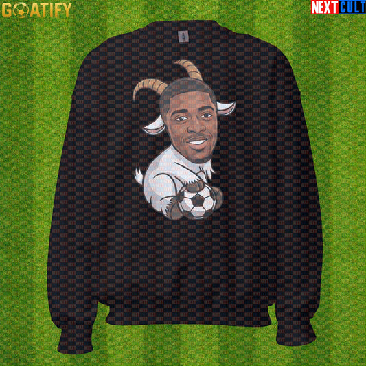 Ousmane Dembele Sweatshirt – Resilience GOAT Crewneck Gift for Paris Saint-Germain Fans Black Sweatshirts Next Cult Brand