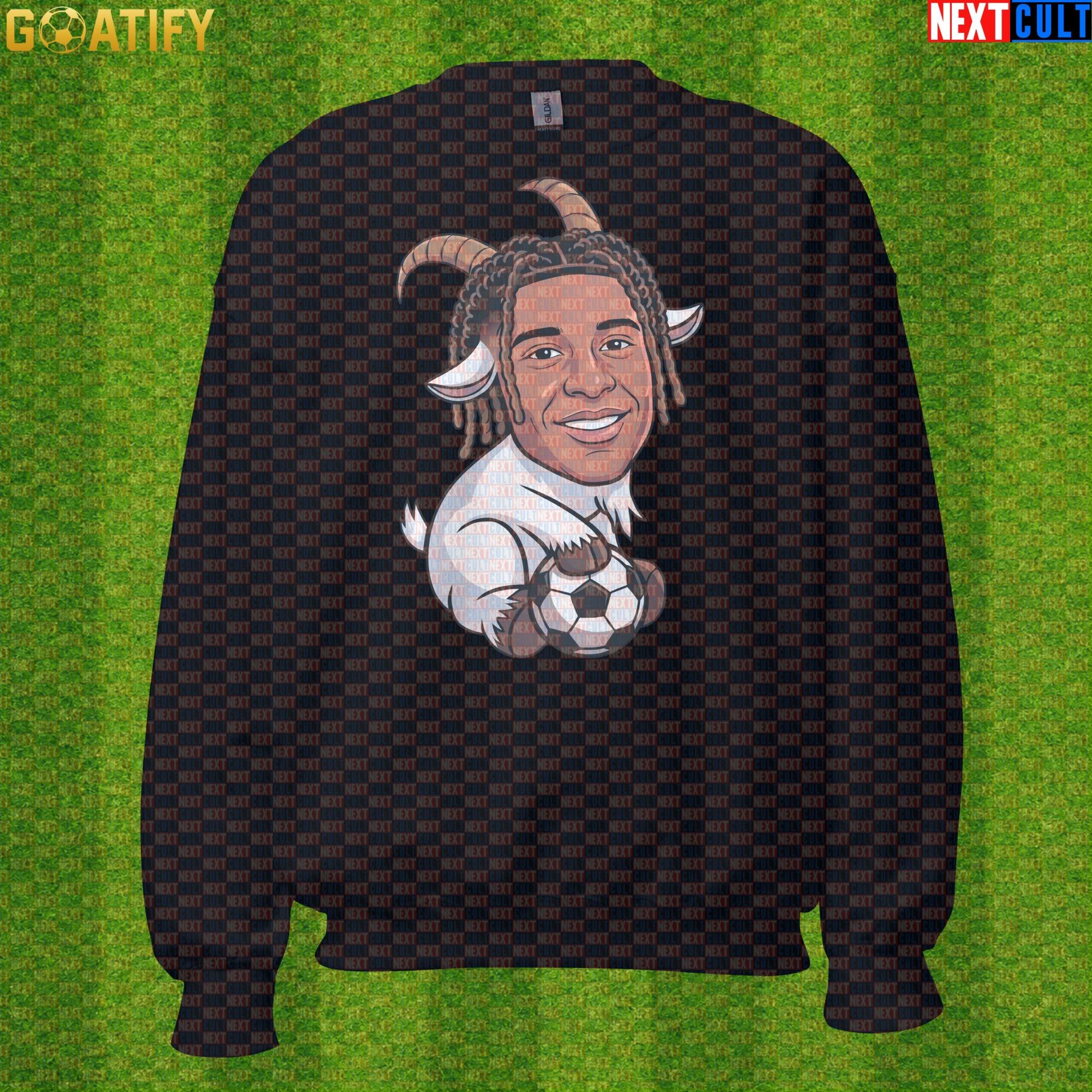 Michael Olise Sweatshirt – Cool GOAT Crewneck for Bayern Munich and France Supporters |  | ["Bayern Munich", "Football", "France", "Michael Olise", "Soccer"]