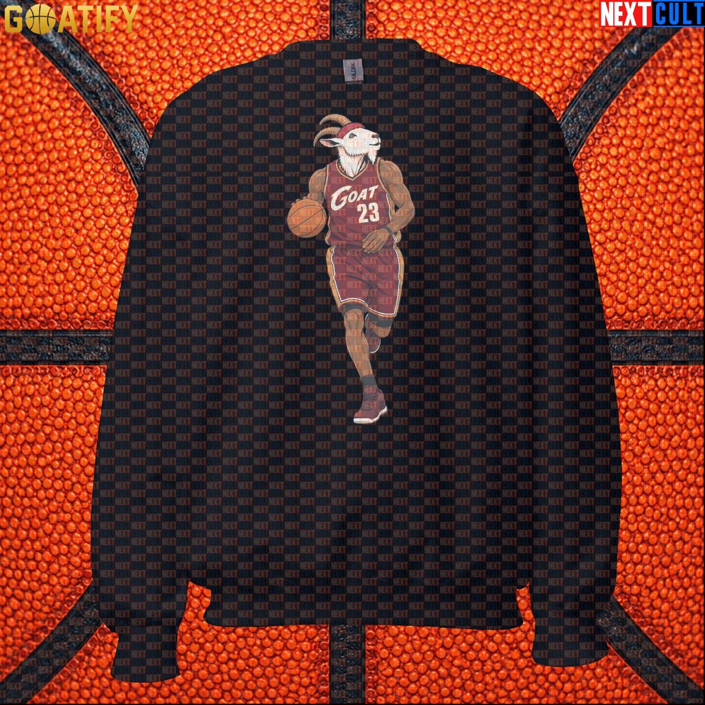LeBron James Sweatshirt – Cleveland GOAT Crewneck Gift for Cavaliers Basketball Fans |  | ["Basketball", "Cleveland Cavaliers", "LeBron James", "NBA"]