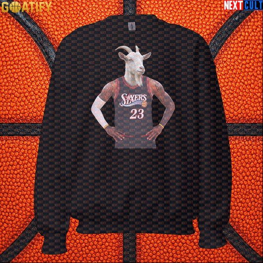 LeBron James Sweatshirt – Philly GOAT Crewneck for 76ers Basketball Fans & NBA Gifts |  | ["Basketball", "LeBron James", "NBA", "Philadelphia 76ers"]