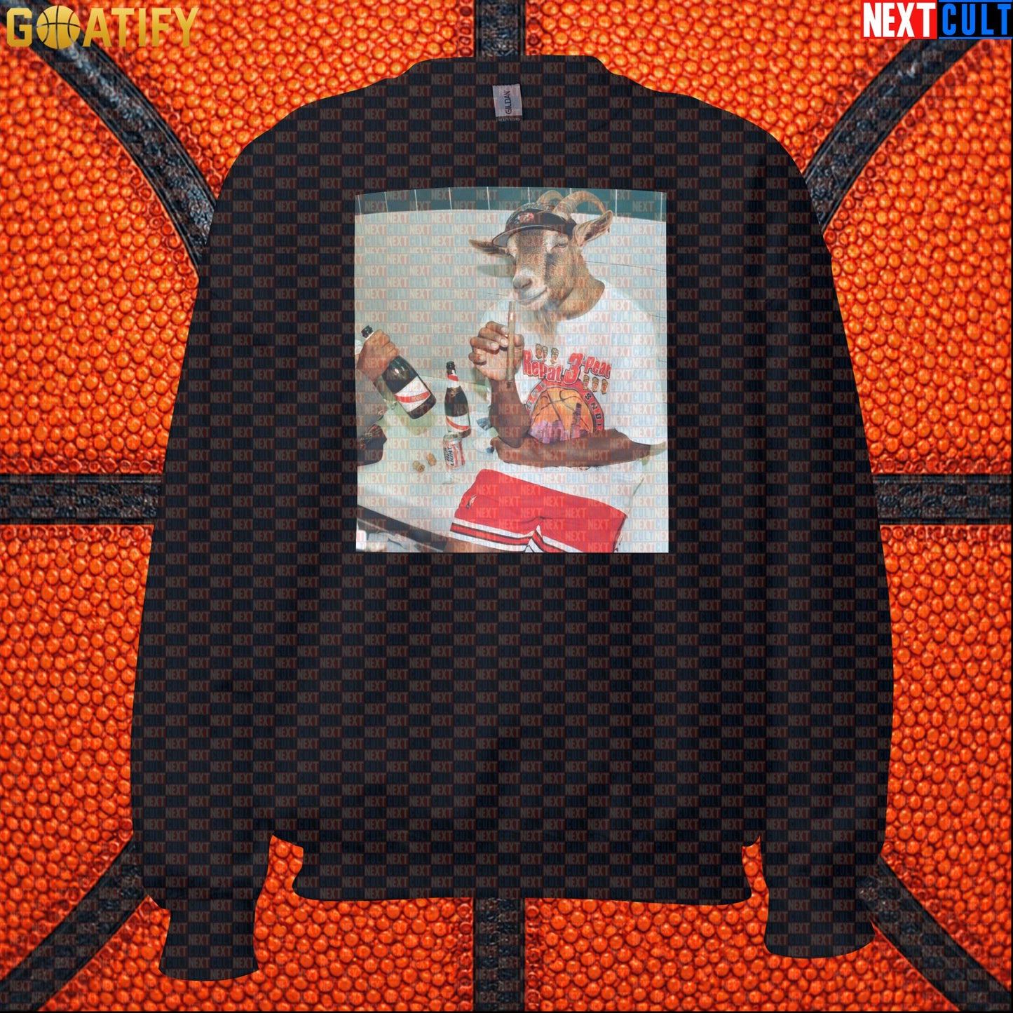 Michael Jordan Sweatshirt – Repeat 3-Peat Champion Crewneck for Chicago Bulls NBA Fans |  | ["Basketball", "Chicago Bulls", "Michael Jordan", "NBA"]
