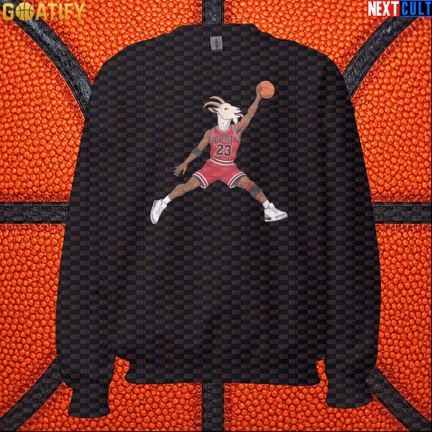 Michael Jordan Sweatshirt – Free Throw Line Dunk GOAT Crewneck for Chicago Bulls Fans |  | ["Basketball", "Chicago Bulls", "Michael Jordan", "NBA"]