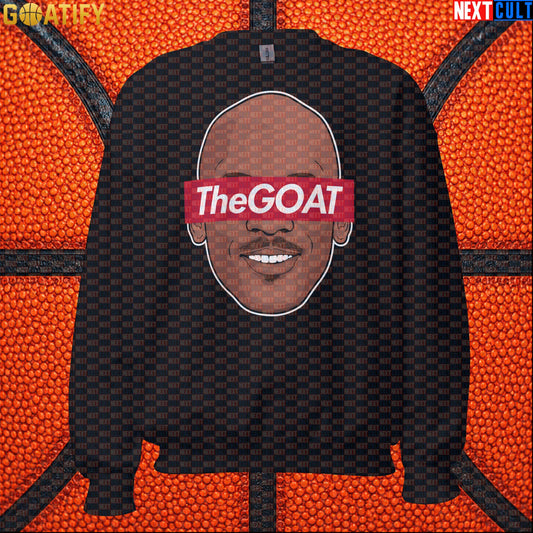 Michael Jordan Sweatshirt – The GOAT Chicago Bulls 6 Rings Crewneck for NBA Fans Black Sweatshirts Next Cult Brand