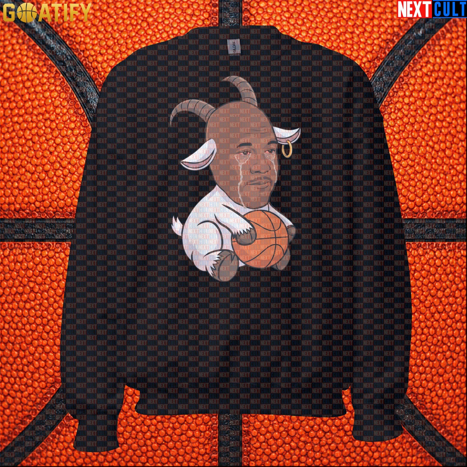 Michael Jordan Sweatshirt - Crying Jordan GOAT Meme Crewneck Gift for Chicago Bulls NBA Fans |  | ["Basketball", "Chicago Bulls", "Michael Jordan", "NBA"]