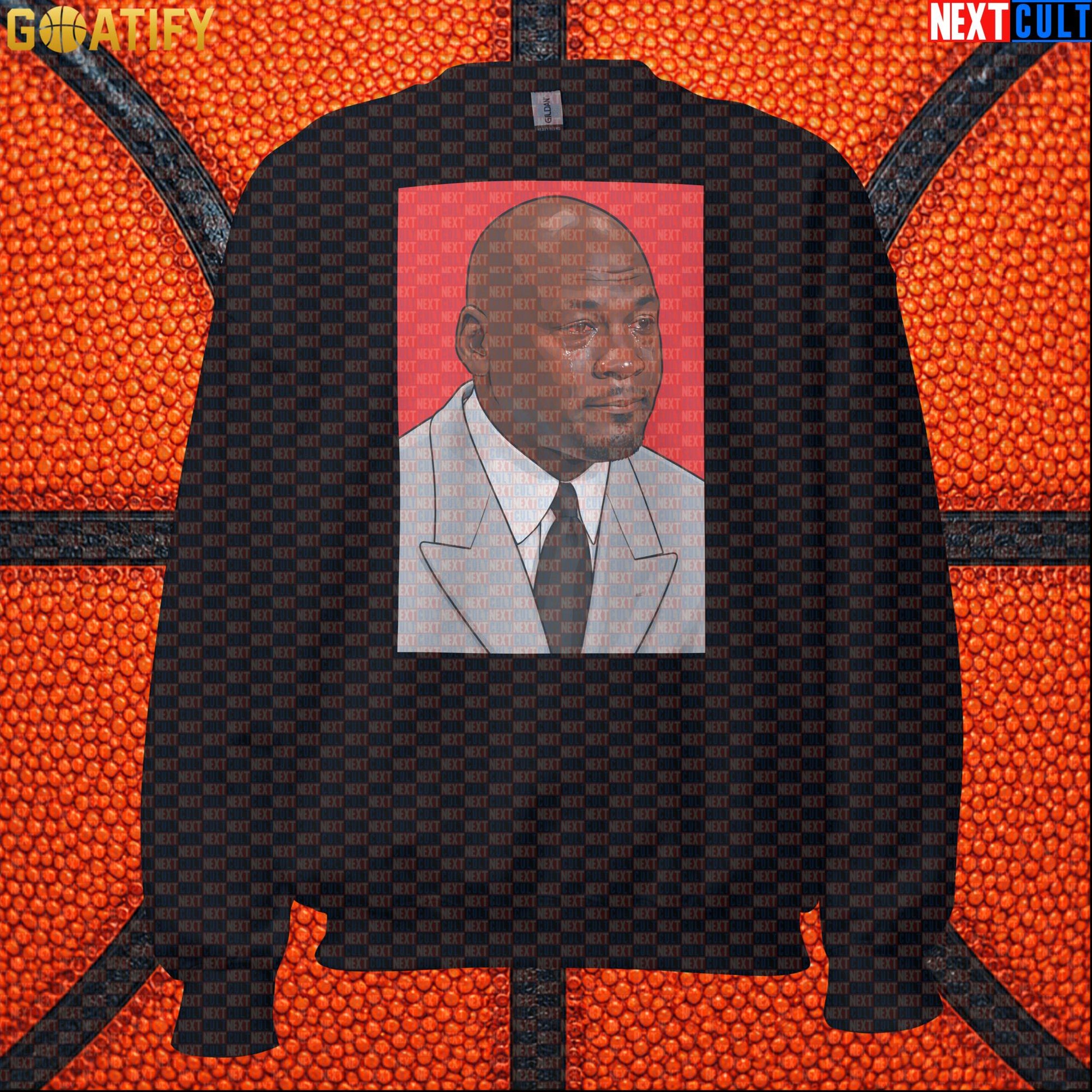 Michael Jordan Sweatshirt Crying Jordan Meme Crewneck Gift for Chicago Bulls NBA Fans |  | ["Basketball", "Chicago Bulls", "Michael Jordan", "NBA"]