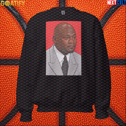 Michael Jordan Sweatshirt Crying Jordan Meme Crewneck Gift for Chicago Bulls NBA Fans |  | ["Basketball", "Chicago Bulls", "Michael Jordan", "NBA"]