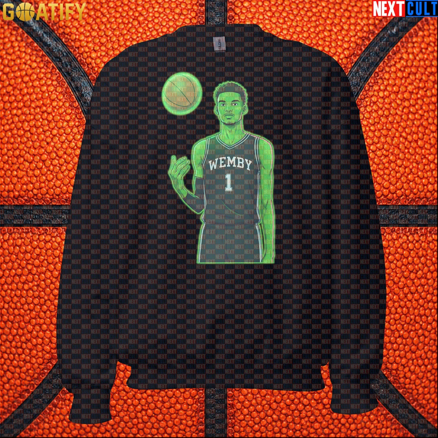 Basketball Sweatshirt Alien Wemby Sci-Fi Graphic for Spurs Fans, Winter Games and Gifts |  | ["Basketball", "France", "NBA", "San Antonio Spurs", "Victor Wembanyama", "Wemby"]