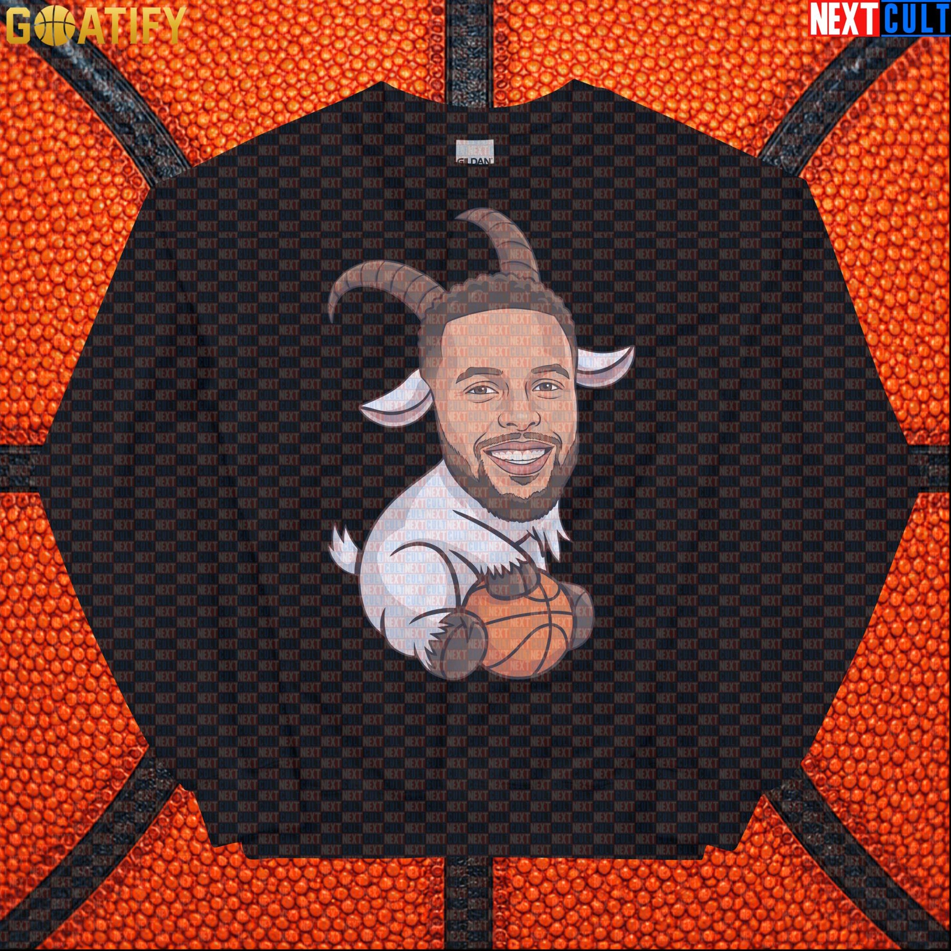 Stephen Curry Sweatshirt GOAT Basketball Crewneck for Warriors Fans, Funny NBA Sports Gift | Sweatshirts | ["Basketball", "Golden State Warriors", "NBA", "NCB", "Stephen Curry"]
