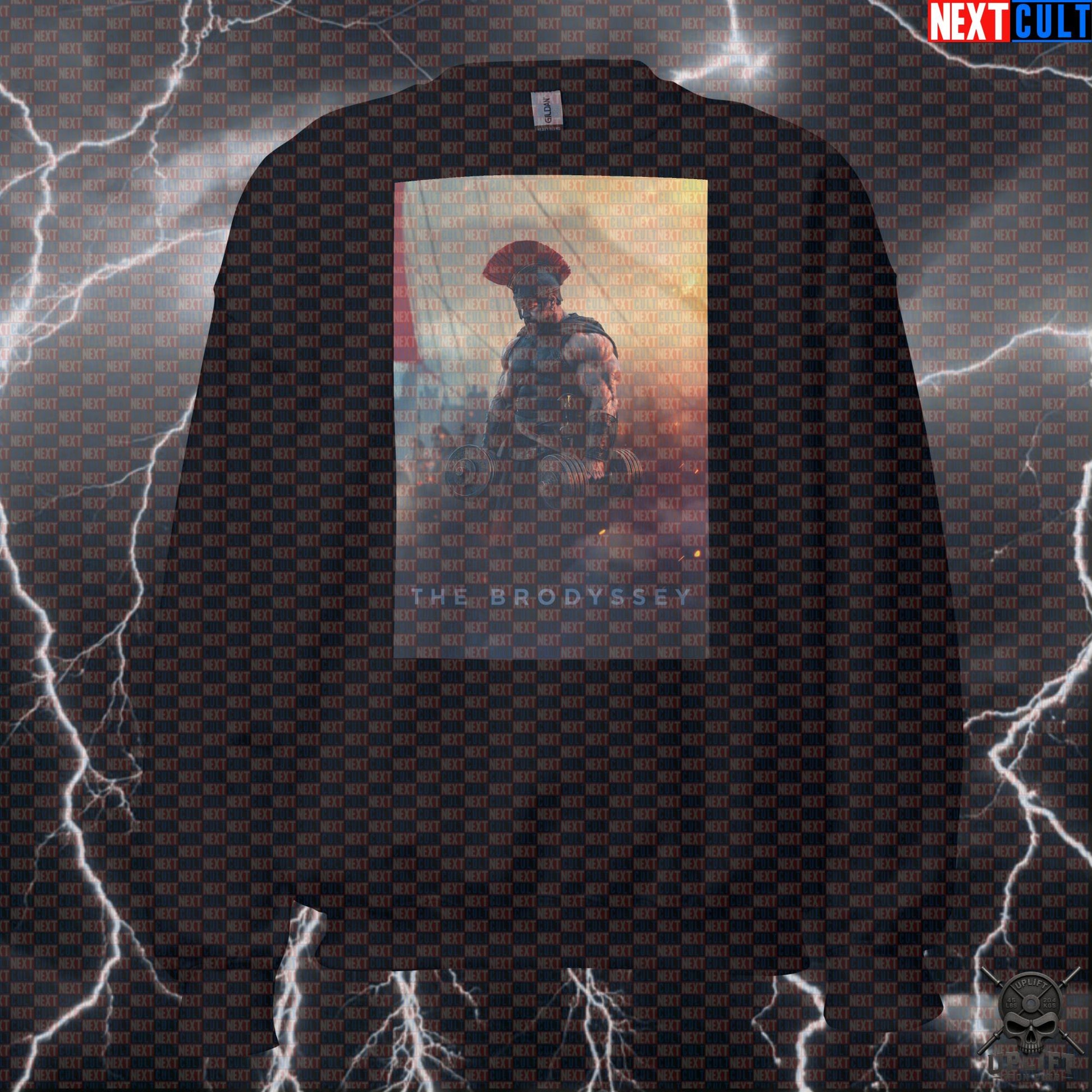 Sweatshirt The Brodyssey Greek Mythology Gym Parody for Lifters and Homer Fans | Sweatshirts | ["Ancient Greece", "Bodybuilding", "Films", "Fitness", "Gym", "Hardcore", "Matt Damon", "NCB", "Pump Cover", "Stoicism", "The Odyssey", "Workout"]
