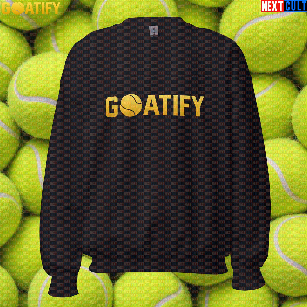 Tennis GOAT Sweatshirt Golden Ball Crewneck for Tennis & Padel Fans & Players | GOATIFY | Sweatshirts | ["NCB", "Padel", "Tennis"]