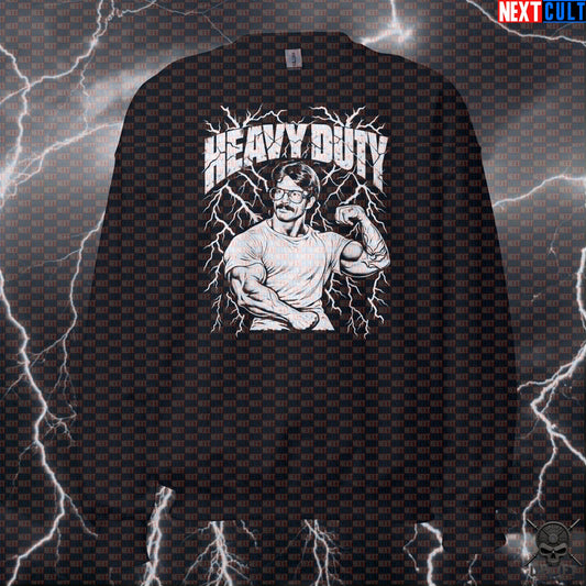 Sweatshirt Mike Mentzer Heavy Duty Old School Bodybuilding Crewneck Gym Gift for HIT Fans Sweatshirts Next Cult Brand