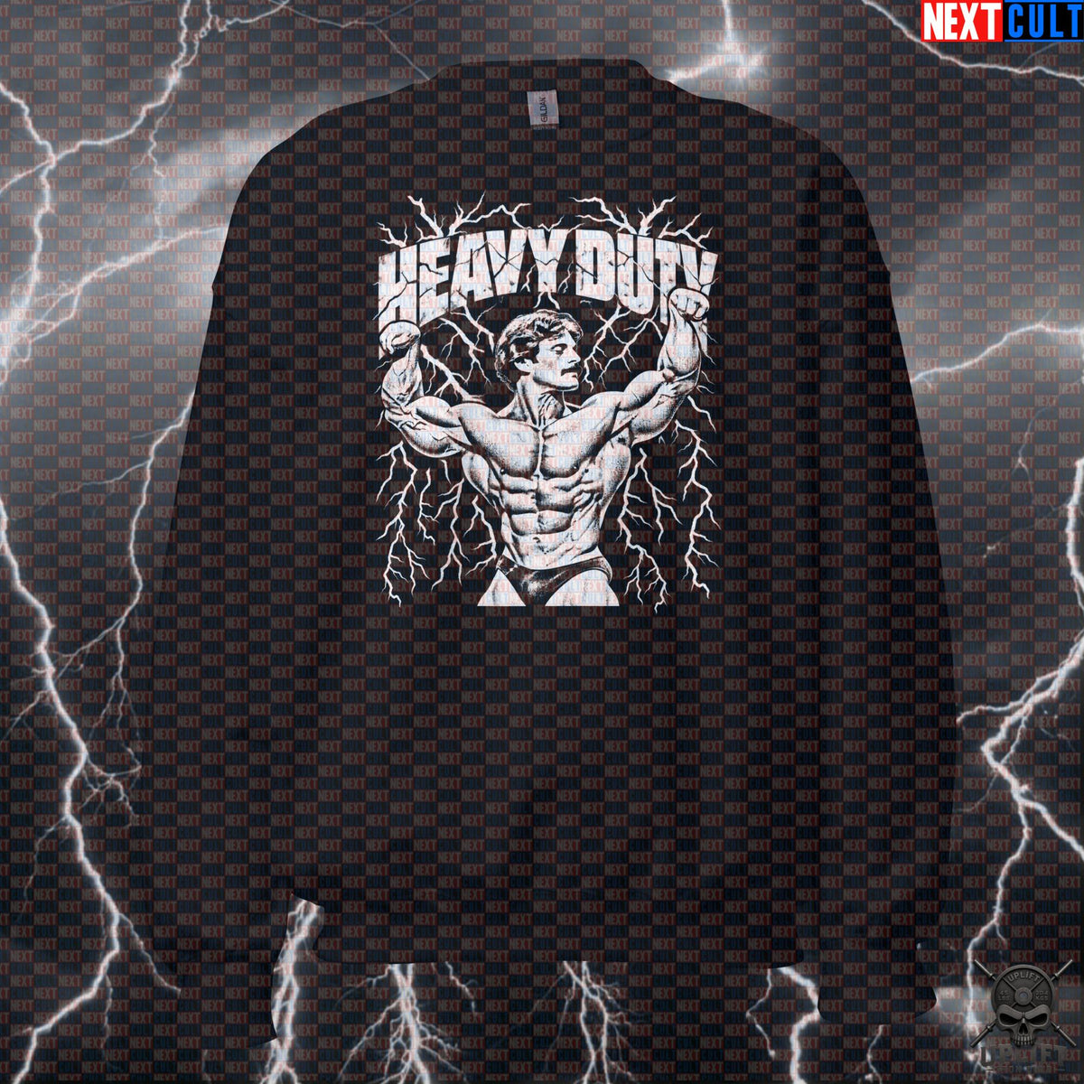 Sweatshirt Mike Mentzer Heavy Duty Old School Bodybuilding Crewneck for Serious Lifters | Sweatshirts | ["Bodybuilding", "Fitness", "Gym", "Mike Mentzer", "NCB", "Pump Cover", "Workout"]