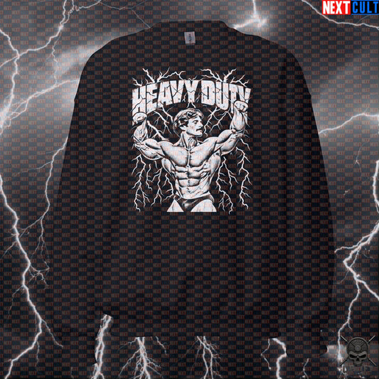 Sweatshirt Mike Mentzer Heavy Duty Old School Bodybuilding Crewneck for Serious Lifters Sweatshirts Next Cult Brand