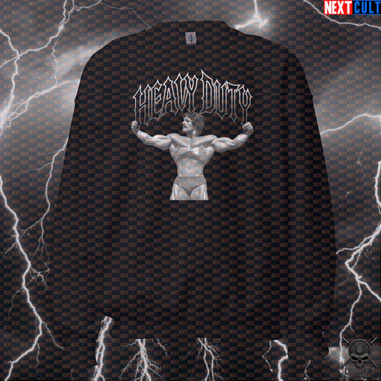 Mike Mentzer Heavy Duty Sweatshirt Old School Bodybuilding Crewneck for Lifters Sweatshirts Next Cult Brand