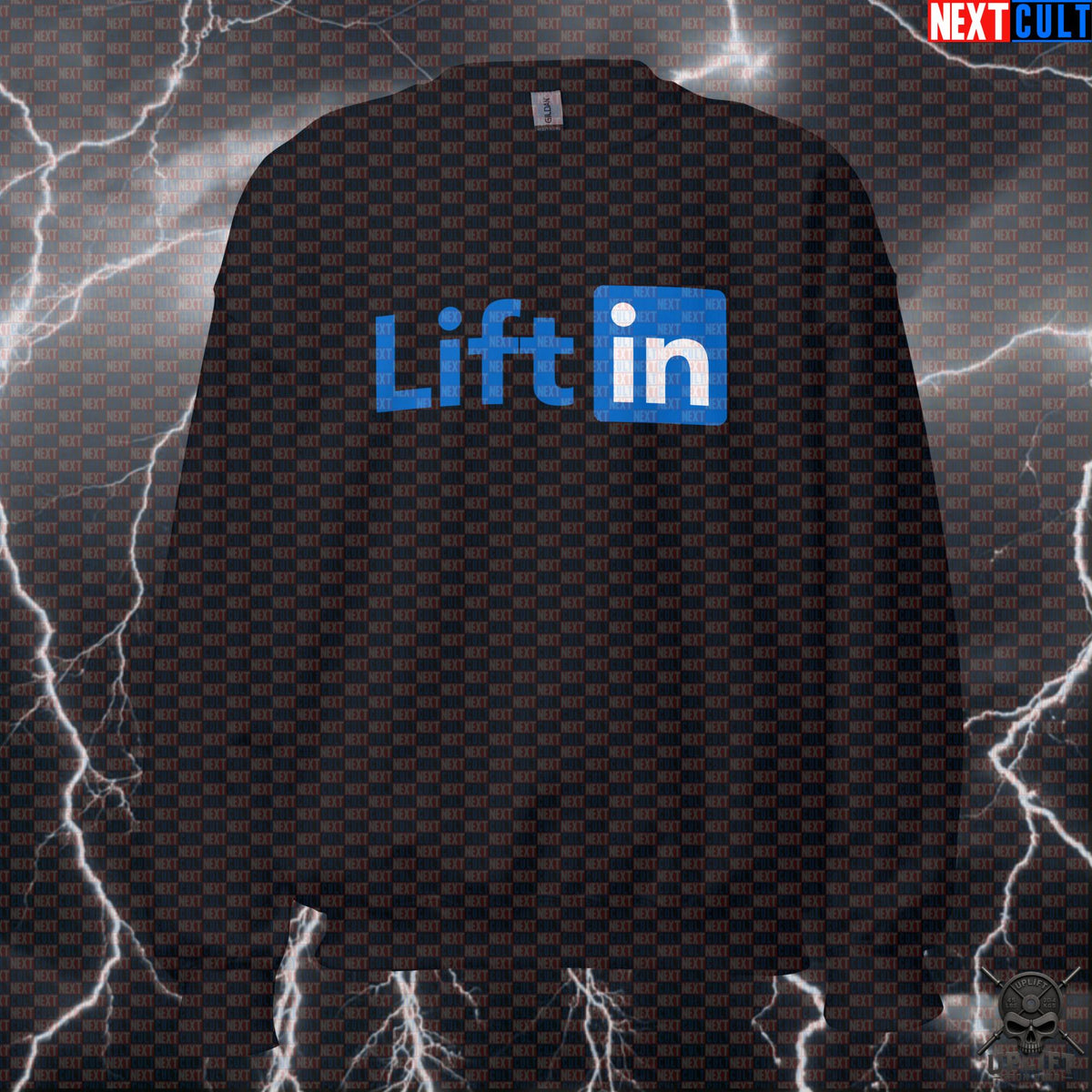 LiftIn Sweatshirt Professional Lifter Gym Parody for Bodybuilders and Powerlifters | Sweatshirts | ["Bodybuilding", "Fitness", "Gym", "NCB", "Powerlifting", "Pump Cover", "Workout"]