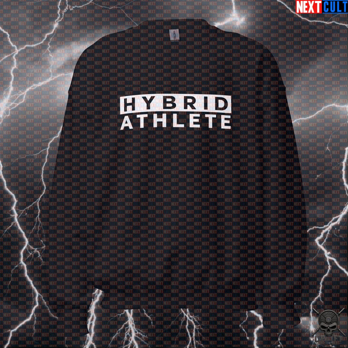 Hybrid Athlete Sweatshirt – Strength & Endurance Crewneck for Functional Fitness Athletes | Sweatshirts | ["CrossFit", "Fitness", "Gym", "Hybrid Athlete", "HYROX", "NCB", "Pump Cover", "Workout"]