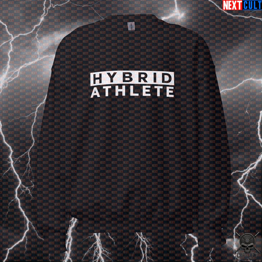 Hybrid Athlete Sweatshirt – Strength & Endurance Crewneck for Functional Fitness Athletes Sweatshirts Next Cult Brand